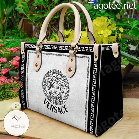 versace velvet bag|versace black and white purse.